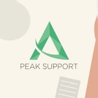 Peak Support logo