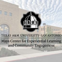 Texas A&M University-San Antonio Mays Center for Experiential Learning and Community Engagement logo